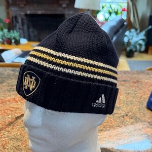 Notre Dame authentic cuffed Adidas Beanie